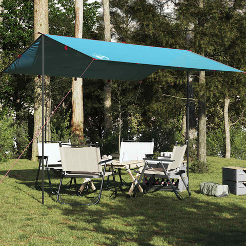 Telone da Campeggio Blu 360x294 cm Impermeabile
