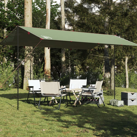 Telone da Campeggio Verde 500x294 cm Impermeabile