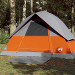 Tenda da Campeggio a Cupola 3 Persone Arancione Impermeabile