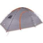 Tenda da Campeggio per 8 Persone Arancione Impermeabile