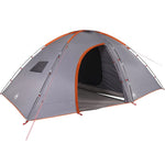 Tenda da Campeggio per 8 Persone Arancione Impermeabile