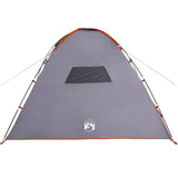 Tenda da Campeggio per 8 Persone Arancione Impermeabile