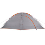 Tenda da Campeggio per 8 Persone Arancione Impermeabile