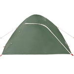 Tenda da Campeggio a Cupola per 4 Persone Verde Impermeabile