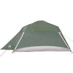 Tenda da Campeggio a Cupola per 4 Persone Verde Impermeabile