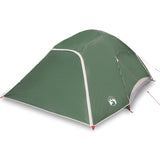 Tenda da Campeggio a Cupola per 6 Persone Verde Impermeabile