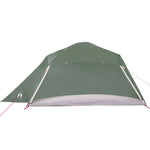 Tenda da Campeggio a Cupola per 6 Persone Verde Impermeabile