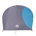 Tenda da Campeggio a Cupola per 4 Persone Blu Impermeabile