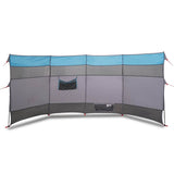 Frangivento da Campeggio Blu 366x152x152 cm Impermeabile