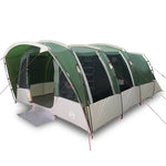 Tenda Familiare a Tunnel per 8 Persone Verde Impermeabile