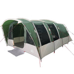 Tenda Familiare a Tunnel per 8 Persone Verde Impermeabile
