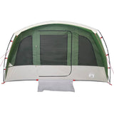Tenda Familiare a Tunnel per 8 Persone Verde Impermeabile