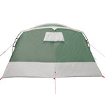 Tenda Familiare a Tunnel per 8 Persone Verde Impermeabile