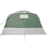 Tenda Familiare a Tunnel per 8 Persone Verde Impermeabile