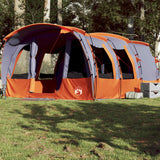 Tenda Familiare a Tunnel per 8 Persone Grigia Impermeabile