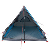 Tenda da Campeggio Telaio ad A per 2 Persone Blu Impermeabile