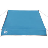 Tenda da Campeggio Telaio ad A per 2 Persone Blu Impermeabile