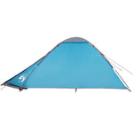 Tenda da Campeggio a Cupola per 2 Persone Blu Impermeabile