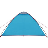 Tenda da Campeggio a Cupola per 2 Persone Blu Impermeabile