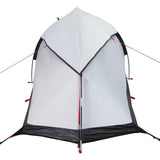 Tenda Campeggio a Cupola 1 Persona Bianca Tessuto Impermeabile