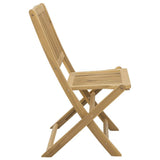 Sedie Giardino Pieghevoli 4 pz 44x50x88cm Legno Massello Acacia