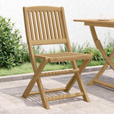 Sedie Giardino Pieghevoli 4 pz 44x50x88cm Legno Massello Acacia