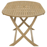 Tavolo da Giardino Pieghevole 160x85x75cm Legno Massello Acacia