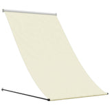 Tenda da Sole Retrattile Crema 100x150 cm in Tessuto e Acciaio