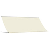 Tenda da Sole Retrattile Crema 350x150 cm in Tessuto e Acciaio