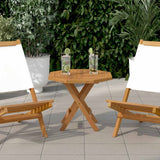Piano per Tavolo 50x50x2,5 cm Ottagonale Legno Massello Teak