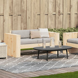 Divano da Giardino 2 Posti 134x60x62 cm Legno Massello di Pino