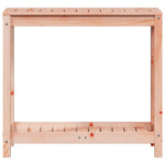 Tavolo Invaso con Ripiano 82,5x35x75 cm Legno Massello Douglas