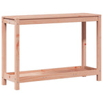 Tavolo Invaso con Ripiano 108x35x75 cm Legno Massello Douglas