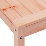 Tavolo Invaso con Ripiano 82,5x50x75 cm Legno Massello Douglas