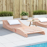 Lettino Prendisole 205x80x31,5 cm in Legno Massello di Douglas