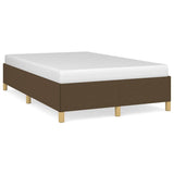 Giroletto senza Materasso Marrone Scuro 80x200 cm in Tessuto
