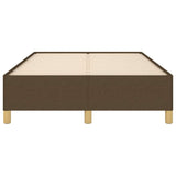 Giroletto senza Materasso Marrone Scuro 80x200 cm in Tessuto