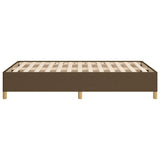 Giroletto senza Materasso Marrone Scuro 80x200 cm in Tessuto