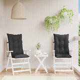 Set di cuscini per sedia alta 2 pcs Melange nero