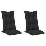 Set di cuscini per sedia alta 2 pcs Melange nero