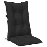 Set di cuscini per sedia alta 2 pcs Melange nero