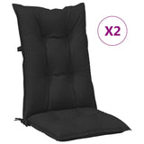 Set di cuscini per sedia alta 2 pcs Melange nero