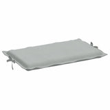Cuscino per Lettino Prendisole Grigio Chiaro Mélange 186x58x4cm