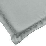 Cuscino per Lettino Prendisole Grigio Chiaro Mélange 186x58x4cm