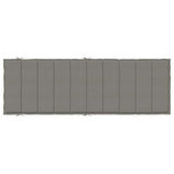 Cuscino per Lettino Prendisole Grigio Scuro Mélange 186x58x4cm