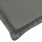 Cuscino per Lettino Prendisole Grigio Scuro Mélange 186x58x4cm