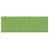 Cuscino per Lettino Prendisole Verde Mélange 186x58x4cm Tessuto