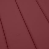 Cuscino per Lettino Prendisole Rosso Vino Mélange 186x58x4cm