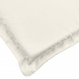 Cuscino per Lettino Prendisole Crema Mélange 200x60x4cm Tessuto