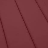 Cuscino per Lettino Prendisole Rosso Vino Mélange 200x60x4 cm
